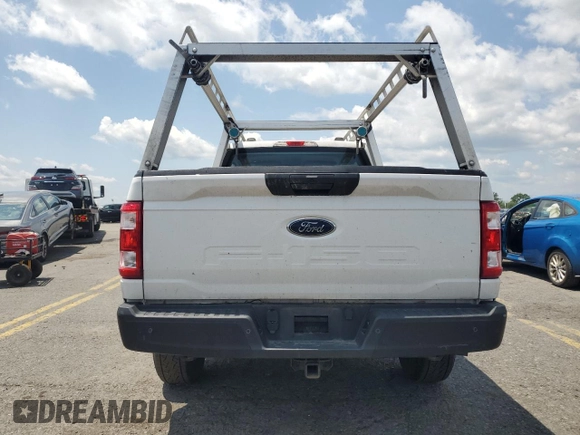 2021 Ford F-150 XL z VIN 1FTEX1EB5MKE46267, wystawiony jako Copart lot #61640855 z przebiegiem Nie podano mil oraz Szkoda całkowita • Salvage title. Historia ofert i sprzedaży dostępna na DreamBid. Obrazek 6.