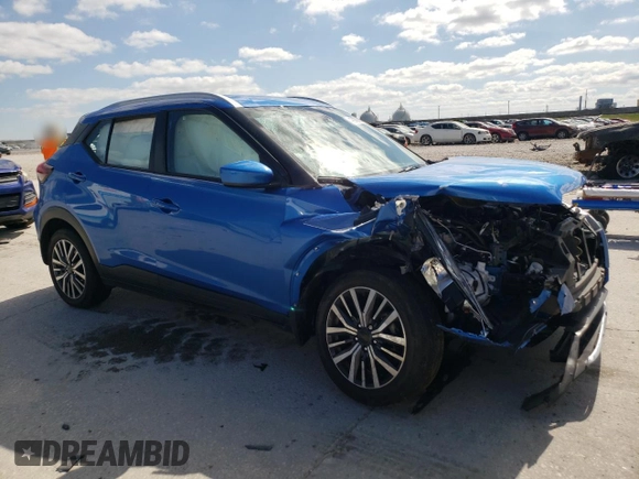2024 Nissan Kicks SV with VIN 3N1CP5CV1RL480372, listed as a Copart auction lot 48976995 with 24,419 mi miles and Salvage Title. Bid and sale history available at carsss.com. Image 4.
