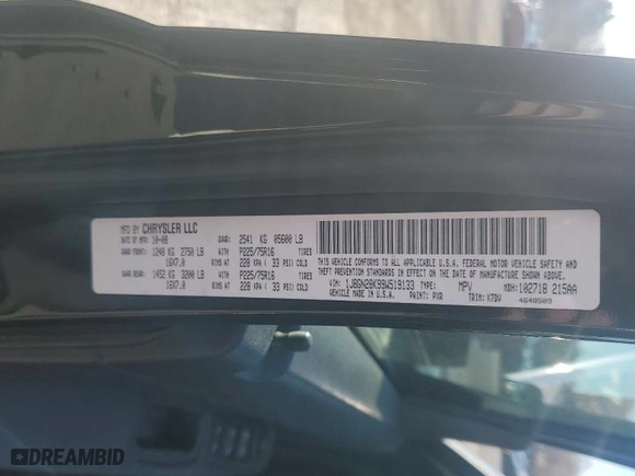 2009 Jeep Liberty Sport with VIN 1J8GN28K99W519133, listed as a Copart auction lot 51675735 with 90,864 mi miles and Salvage Title. Bid and sale history available at carsss.com. Image 13.