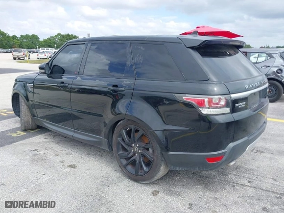 2016 Land Rover Range Rover Sport V6 Diesel HSE with VIN SALWR2KF4GA655188, listed as a IAAI auction lot 42009804 with 1 mi miles. Bid and sale history available at carsss.com. Image 3.