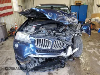 2011 BMW X3 28i with VIN 5UXWX5C5XBL700053, listed as a Copart auction lot 47085185 with 126,929 mi miles and Salvage Title. Bid and sale history available at carsss.com. Image 5.