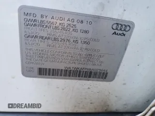 2011 Audi Q5 Prestige with VIN WA1WKAFP6BA023644, listed as a Copart auction lot 83768944 with 175,093 mi miles and Salvage title. Bid and sale history available at DreamBid. Image 15.