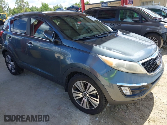2014 Kia Sportage EX with VIN KNDPC3AC9E7608081, listed as a IAAI auction lot 42758471 with 255,381 mi miles and . Bid and sale history available at DreamBid. Image 1.