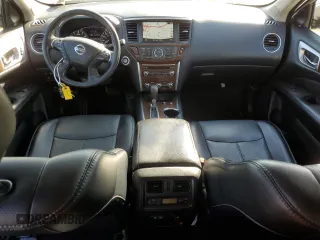 2020 Nissan Pathfinder Platinum with VIN 5N1DR2DMXLC635273, listed as a Copart auction lot 77443424 with 40,292 mi miles and Salvage Title. Bid and sale history available at carsss.com. Image 8.