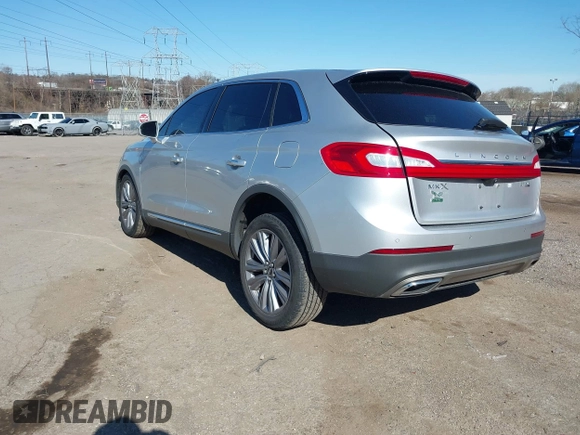 2016 Lincoln MKX Reserve with VIN 2LMTJ8LP1GBL36721, listed as a IAAI auction lot 41826292 with 1 mi miles. Bid and sale history available at carsss.com. Image 3.