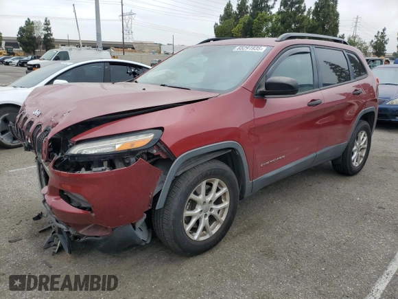 2016 Jeep Cherokee Sport с VIN 1C4PJMAB4GW210689, выставлен на аукционе Copart как лот 65291935 с пробегом 116 351 миль миль и Списание • Salvage title. История ставок и продаж доступна на DreamBid. Изображение 1.