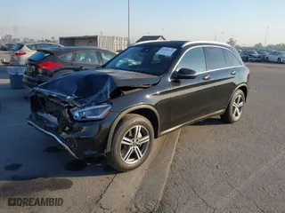 2020 Mercedes-Benz GLC with VIN W1N0G8DB8LF768664, listed as a IAAI auction lot 41306145 with 71,497 mi miles. Bid and sale history available at carsss.com. Image 2.