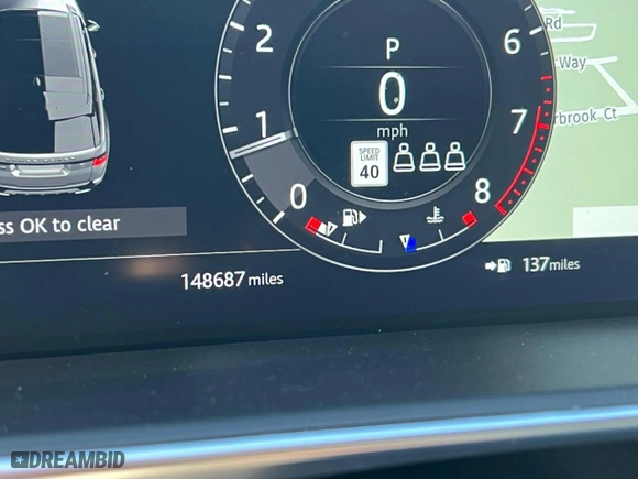 2019 Land Rover Range Rover Sport HSE with VIN SALWR2RV4KA849810, listed as a Copart auction lot 43573555 with 148,687 mi miles and Clean Title. Bid and sale history available at carsss.com. Image 9.