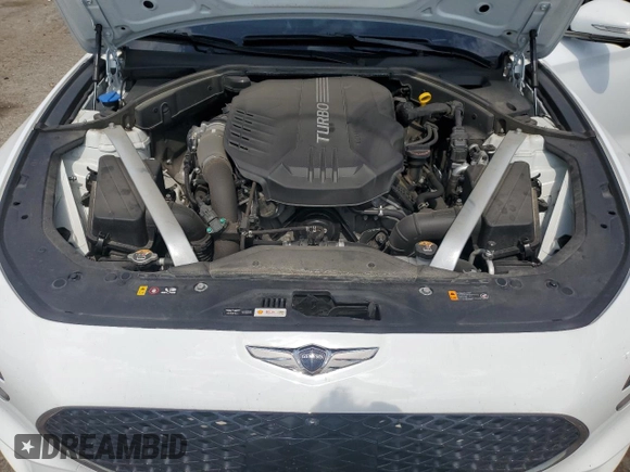 2023 Genesis G70 3.3T with VIN KMTG54TE9PU104764, listed as a Copart auction lot 66614024 with 36,983 mi miles and Salvage Title. Bid and sale history available at carsss.com. Image 11.