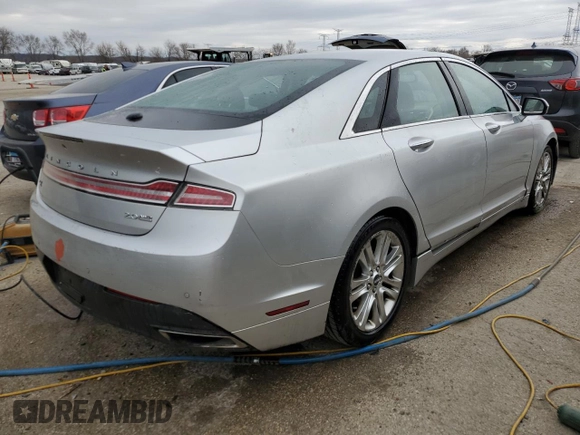 2015 Lincoln MKZ with VIN 3LN6L2J99FR628945, listed as a Copart auction lot 50573555 with 139,644 mi miles and Salvage title. Bid and sale history available at DreamBid. Image 3.