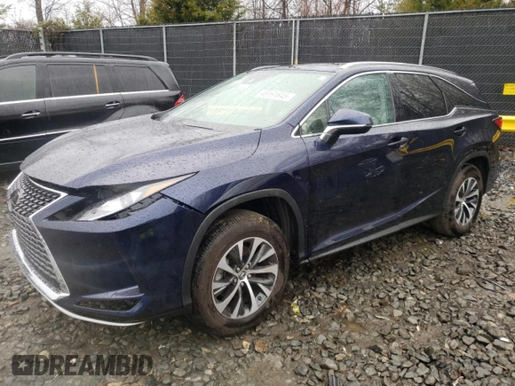 2022 Lexus RX 350L with VIN JTJHZKFA1N2042206, listed as a Copart auction lot 48191645 with 26,632 mi miles and Salvage title. Bid and sale history available at DreamBid. Image 1.