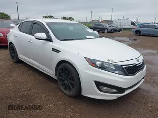 2012 Kia Optima SX with VIN 5XXGR4A63CG065071, listed as a IAAI auction lot 42161517 with 134,615 mi miles and . Bid and sale history available at carsss.com. Image 1.