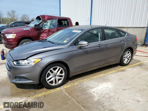 2014 Ford Fusion SE with VIN 1FA6P0H7XE5375191, listed as a Copart auction lot 52733155 with 130,564 mi miles and Salvage Title. Bid and sale history available at carsss.com. Image 1.