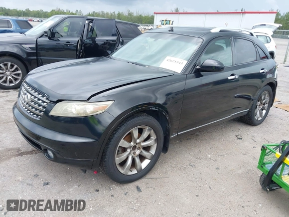 2005 Infiniti FX with VIN JNRAS08U35X106723, listed as a IAAI auction lot 42621543 with 170,558 mi miles and . Bid and sale history available at DreamBid. Image 2.