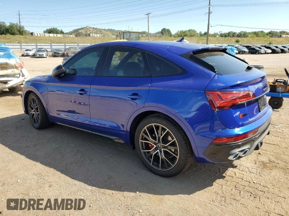 2024 Audi SQ5 Sportback Premium Plus with VIN WA124AFY2R2088187, listed as a Copart auction lot 73215564 with 106 mi miles and Salvage title. Bid and sale history available at DreamBid. Image 2.