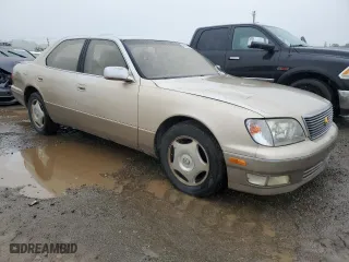 1998 Lexus LS 400 Luxury Sdn with VIN JT8BH28F0W0123360, listed as a Copart auction lot 49181955 with 176,065 mi miles and Salvage Title. Bid and sale history available at carsss.com. Image 4.