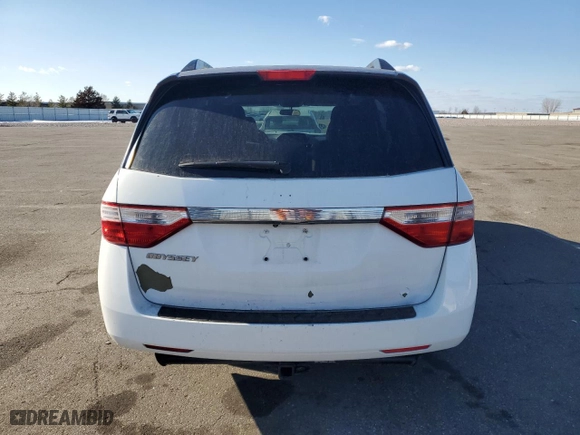 2013 Honda Odyssey LX with VIN 5FNRL5H26DB046666, listed as a Copart auction lot 48064605 with 191,453 mi miles and Salvage Title. Bid and sale history available at carsss.com. Image 6.