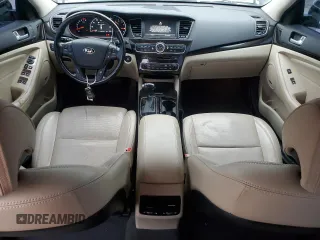 2014 Kia Cadenza Premium with VIN KNALN4D70E5125066, listed as a Copart auction lot 84671834 with 110,216 mi miles and Salvage Title. Bid and sale history available at carsss.com. Image 8.