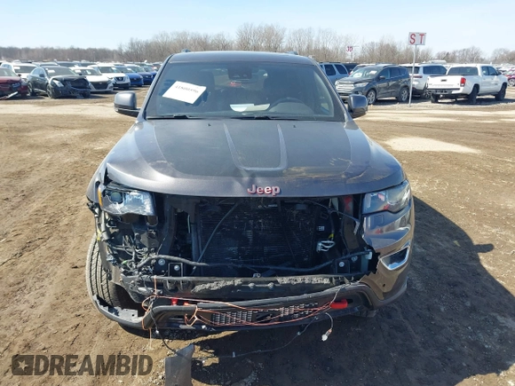 2021 Jeep Grand Cherokee Trailhawk with VIN 1C4RJFLGXMC716795, listed as a IAAI auction lot 41800596 with 38,394 mi miles. Bid and sale history available at carsss.com. Image 12.