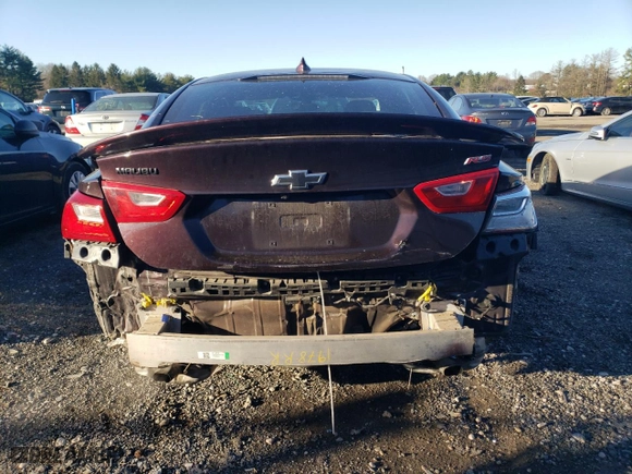2020 Chevrolet Malibu RS with VIN 1G1ZG5ST7LF119570, listed as a Copart auction lot 49604875 with 27,819 mi miles and Salvage Title. Bid and sale history available at carsss.com. Image 6.