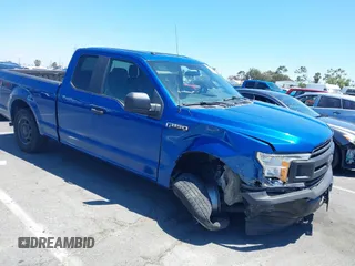 2018 Ford F-150 XL with VIN 1FTEX1EP4JKF06658, listed as a IAAI auction lot 42676920 with 116,950 mi miles and . Bid and sale history available at DreamBid. Image 1.