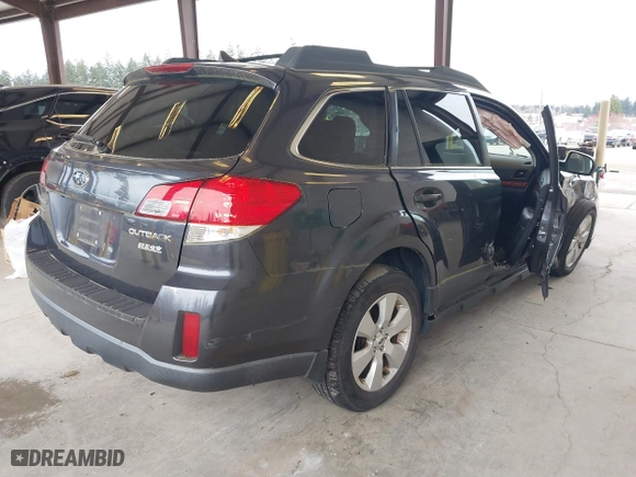 2012 Subaru Outback 2.5i Limited with VIN 4S4BRBKC2C3254308, listed as a IAAI auction lot 41829784 with 107,729 mi miles. Bid and sale history available at carsss.com. Image 4.