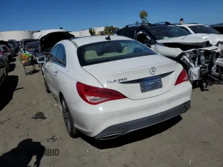 2017 Mercedes-Benz CLA 250 with VIN WDDSJ4EB2HN467738, listed as a Copart auction lot 53228884 with 83,648 mi miles and . Bid and sale history available at DreamBid. Image 2.