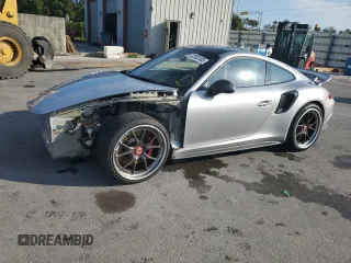 2017 Porsche 911 Turbo S with VIN WP0AD2A91HS166271, listed as a Copart auction lot 37253183 with 30,233 mi miles. Bid and sale history available at carsss.com. Image 1.
