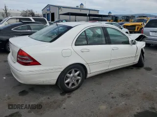 2002 Mercedes-Benz C 230/260/280/320 with VIN WDBRF61J12F284723, listed as a Copart auction lot 45220365 with 51,056 mi miles and Salvage Title. Bid and sale history available at DreamBid. Image 3.