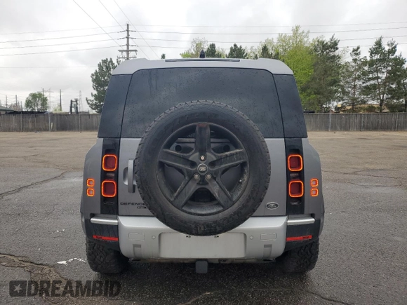 2020 Land Rover Defender SE z VIN SALEP7EU5L2023135, wystawiony jako Copart lot #53918005 z przebiegiem 73 427 mil mil oraz Szkoda całkowita • Salvage title. Historia ofert i sprzedaży dostępna na DreamBid. Obrazek 6.
