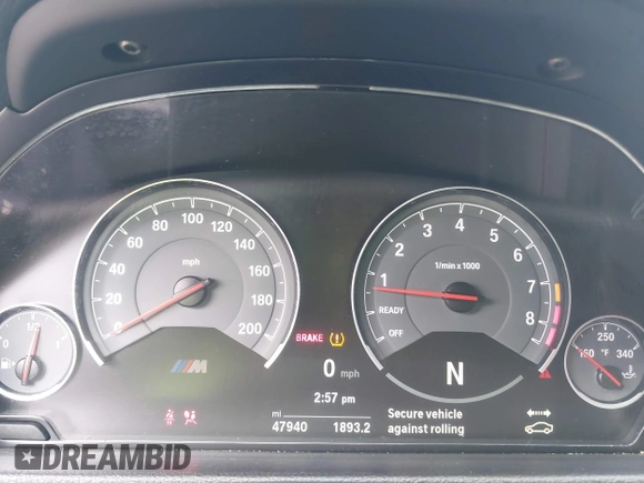 2018 BMW M3 with VIN WBS8M9C59J5J78666, listed as a IAAI auction lot 42522076 with 47,940 mi miles and . Bid and sale history available at DreamBid. Image 7.