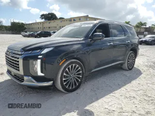 2024 Hyundai Palisade Calligraphy z VIN KM8R74GE1RU791877, wystawiony jako Copart lot #44977695 z przebiegiem 25 406 mil mil oraz Szkoda całkowita • Salvage title. Historia ofert i sprzedaży dostępna na DreamBid. Obrazek 1.
