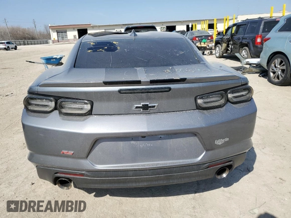 2020 Chevrolet Camaro 1LT with VIN 1G1FB1RS9L0111240, listed as a Copart auction lot 48705825 with 0 mi miles and Salvage Title. Bid and sale history available at carsss.com. Image 6.
