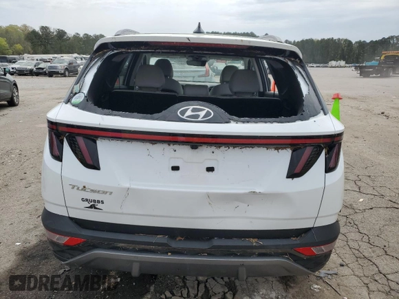 2022 Hyundai Tucson Limited with VIN 5NMJE3AE0NH025635, listed as a Copart auction lot 50610765 with 49,587 mi miles and Salvage Title. Bid and sale history available at carsss.com. Image 6.