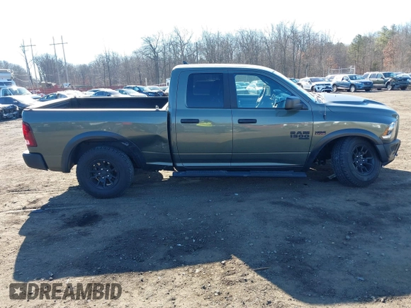 2021 Ram 1500 Warlock with VIN 1C6RR7GT9MS596989, listed as a IAAI auction lot 41673633 with 45,592 mi miles and . Bid and sale history available at DreamBid. Image 13.