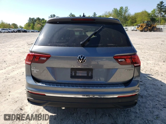 2023 Volkswagen Tiguan SE with VIN 3VVMB7AX6PM083524, listed as a Copart auction lot 56631685 with 18,705 mi miles and Salvage title. Bid and sale history available at DreamBid. Image 6.