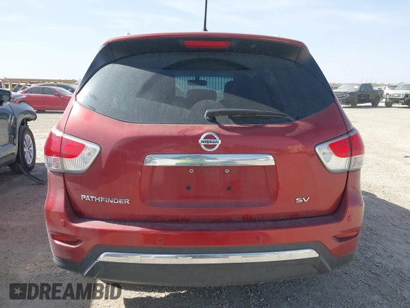 2016 Nissan Pathfinder SV with VIN 5N1AR2MN7GC613345, listed as a IAAI auction lot 41844224 with 116,782 mi miles. Bid and sale history available at carsss.com. Image 17.
