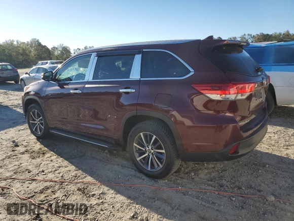 2018 Toyota Highlander SE z VIN 5TDKZRFH9JS238704, wystawiony jako Copart lot #74180764 z przebiegiem 96 037 mil mil oraz Szkoda całkowita • Salvage title. Historia ofert i sprzedaży dostępna na DreamBid. Obrazek 2.