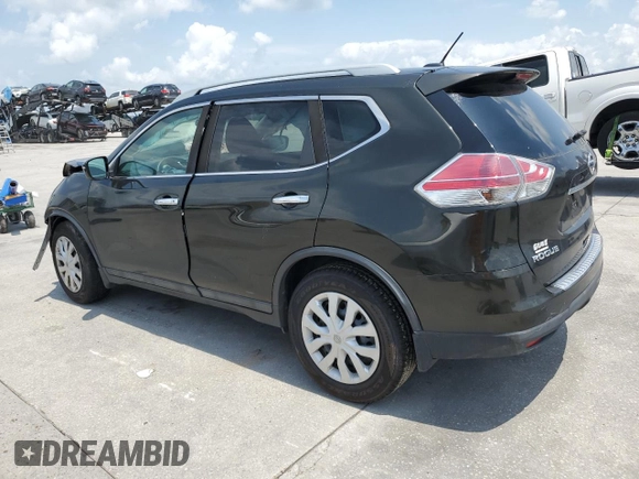 2016 Nissan Rogue S with VIN 5N1AT2MNXGC863261, listed as a Copart auction lot 53807464 with 109,166 mi miles and Salvage Title. Bid and sale history available at DreamBid. Image 2.