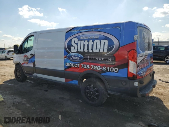 2015 Ford Transit z VIN 1FTYE9ZM5FKA60965, wystawiony jako Copart lot #71811834 z przebiegiem 291 593 mil mil oraz Szkoda całkowita • Salvage title. Historia ofert i sprzedaży dostępna na DreamBid. Obrazek 2.