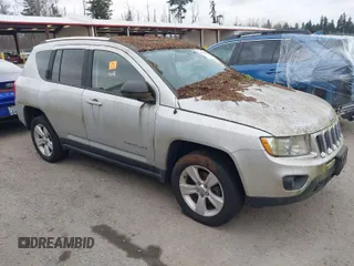 2012 Jeep Compass Latitude with VIN 1C4NJDEB1CD665541, listed as a IAAI auction lot 41476780 with 1 mi miles. Bid and sale history available at carsss.com. Image 1.