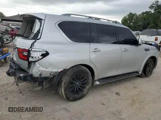 2022 Nissan Armada SV with VIN JN8AY2AC2N9160874, listed as a Copart auction lot 60125774 with 50,923 mi miles and Salvage Title. Bid and sale history available at carsss.com. Image 3.