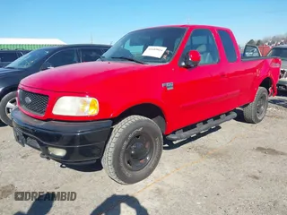 2001 Ford F-150 XL with VIN 1FTRX18L81NB05218, listed as a IAAI auction lot 41689044 with 160,389 mi miles. Bid and sale history available at carsss.com. Image 2.
