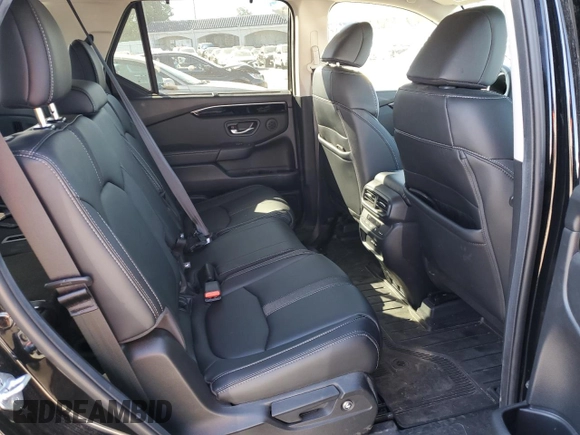 2025 Honda Pilot EX-L with VIN 5FNYG2H40SB002708, listed as a Copart auction lot 46706125 with 2,978 mi miles and Salvage Title. Bid and sale history available at carsss.com. Image 11.