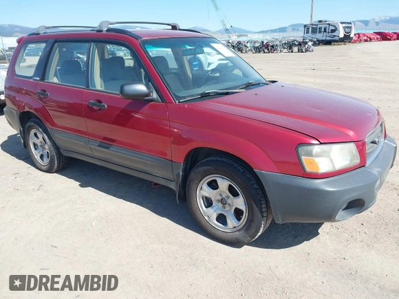 2003 Subaru Forester X with VIN JF1SG63683H763340, listed as a IAAI auction lot 42141223 with 157,378 mi miles. Bid and sale history available at carsss.com. Image 1.