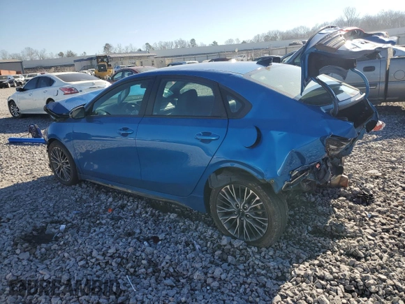 2023 Kia Forte GT-Line with VIN 3KPF54AD0PE679967, listed as a Copart auction lot 46801635 with 40,958 mi miles and Salvage Title. Bid and sale history available at carsss.com. Image 2.