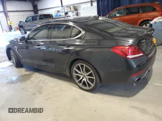 2019 Genesis G70 Advanced with VIN KMTG54LE3KU037703, listed as a Copart auction lot 50238845 with 100,022 mi miles and Salvage title. Bid and sale history available at DreamBid. Image 2.