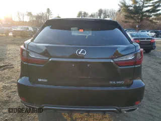 2021 Lexus RX 350 F Sport with VIN 2T2SZMDA0MC280258, listed as a Copart auction lot 84429474 with Not provided miles and Salvage title. Bid and sale history available at DreamBid. Image 6.