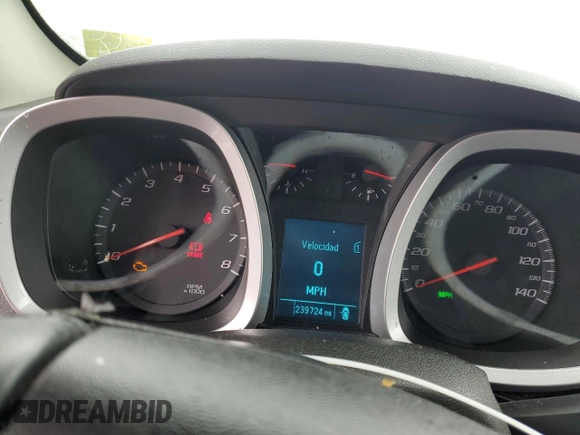 2012 Chevrolet Equinox LT w/2LT with VIN 2GNFLNE53C6375418, listed as a Copart auction lot 45059955 with 239,724 mi miles and Salvage Title. Bid and sale history available at carsss.com. Image 9.