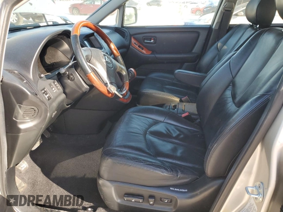 2002 Lexus RX 300 with VIN JTJGF10U820121879, listed as a Copart auction lot 52496705 with 92,641 mi miles and Salvage Title. Bid and sale history available at carsss.com. Image 7.
